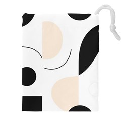 A Minimalist Pattern With Simple Lines And Shapes, Creating A Clean And Modern Aesthetic 05 Drawstring Pouch (5XL) from ArtsNow.com Front