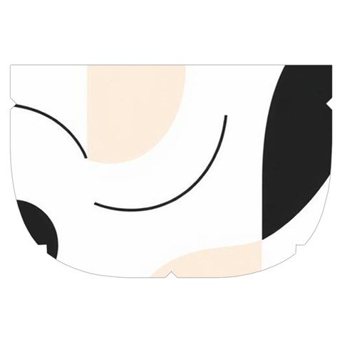 A Minimalist Pattern With Simple Lines And Shapes, Creating A Clean And Modern Aesthetic 05 Make Up Case (Small) from ArtsNow.com Side Right