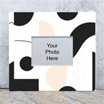 A Minimalist Pattern With Simple Lines And Shapes, Creating A Clean And Modern Aesthetic 05 White Wall Photo Frame 5  x 7 