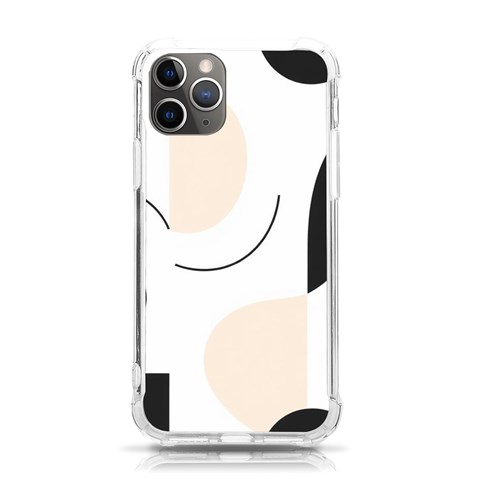 A Minimalist Pattern With Simple Lines And Shapes, Creating A Clean And Modern Aesthetic 05 iPhone 11 Pro 5.8 Inch TPU UV Print Case from ArtsNow.com Front