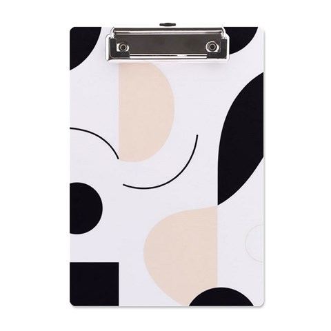 A Minimalist Pattern With Simple Lines And Shapes, Creating A Clean And Modern Aesthetic 05 A5 Acrylic Clipboard from ArtsNow.com Front