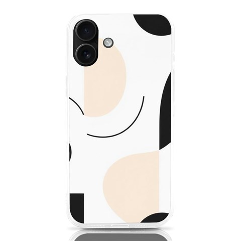 A Minimalist Pattern With Simple Lines And Shapes, Creating A Clean And Modern Aesthetic 05 iPhone 16 Plus TPU UV Print Case from ArtsNow.com Front