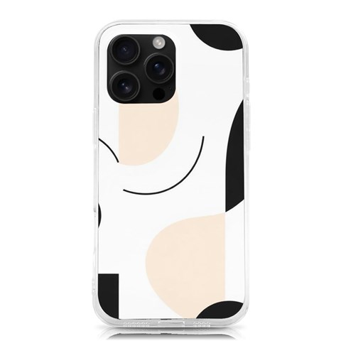 A Minimalist Pattern With Simple Lines And Shapes, Creating A Clean And Modern Aesthetic 05 iPhone 16 Pro Max TPU UV Print Case from ArtsNow.com Front