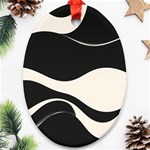 A Minimalist Pattern With Simple Lines And Shapes, Creating A Clean And Modern Aesthetic 06 Ornament (Oval)