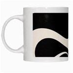 A Minimalist Pattern With Simple Lines And Shapes, Creating A Clean And Modern Aesthetic 06 White Mug