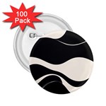 A Minimalist Pattern With Simple Lines And Shapes, Creating A Clean And Modern Aesthetic 06 2.25  Buttons (100 pack) 