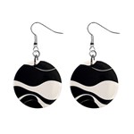 A Minimalist Pattern With Simple Lines And Shapes, Creating A Clean And Modern Aesthetic 06 Mini Button Earrings