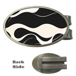 A Minimalist Pattern With Simple Lines And Shapes, Creating A Clean And Modern Aesthetic 06 Money Clips (Oval) 