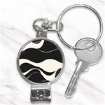 A Minimalist Pattern With Simple Lines And Shapes, Creating A Clean And Modern Aesthetic 06 Nail Clippers Key Chain