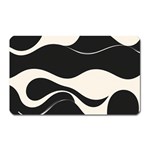 A Minimalist Pattern With Simple Lines And Shapes, Creating A Clean And Modern Aesthetic 06 Magnet (Rectangular)