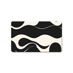 A Minimalist Pattern With Simple Lines And Shapes, Creating A Clean And Modern Aesthetic 06 Magnet (Name Card)