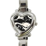 A Minimalist Pattern With Simple Lines And Shapes, Creating A Clean And Modern Aesthetic 06 Heart Italian Charm Watch