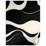 A Minimalist Pattern With Simple Lines And Shapes, Creating A Clean And Modern Aesthetic 06 Canvas 12  x 16 