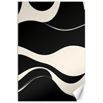 A Minimalist Pattern With Simple Lines And Shapes, Creating A Clean And Modern Aesthetic 06 Canvas 24  x 36 