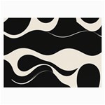 A Minimalist Pattern With Simple Lines And Shapes, Creating A Clean And Modern Aesthetic 06 Large Glasses Cloth (2 Sides)