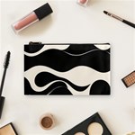 A Minimalist Pattern With Simple Lines And Shapes, Creating A Clean And Modern Aesthetic 06 Cosmetic Bag (Small)