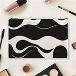 A Minimalist Pattern With Simple Lines And Shapes, Creating A Clean And Modern Aesthetic 06 Cosmetic Bag (Large)