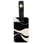 A Minimalist Pattern With Simple Lines And Shapes, Creating A Clean And Modern Aesthetic 06 Luggage Tag (one side)