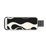 A Minimalist Pattern With Simple Lines And Shapes, Creating A Clean And Modern Aesthetic 06 Portable USB Flash (One Side)