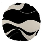 A Minimalist Pattern With Simple Lines And Shapes, Creating A Clean And Modern Aesthetic 06 Large 18  Premium Round Cushions