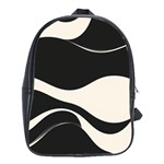 A Minimalist Pattern With Simple Lines And Shapes, Creating A Clean And Modern Aesthetic 06 School Bag (XL)