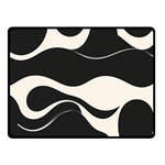 A Minimalist Pattern With Simple Lines And Shapes, Creating A Clean And Modern Aesthetic 06 Two Sides Fleece Blanket (Small)