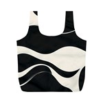 A Minimalist Pattern With Simple Lines And Shapes, Creating A Clean And Modern Aesthetic 06 Full Print Recycle Bag (M)