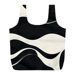 A Minimalist Pattern With Simple Lines And Shapes, Creating A Clean And Modern Aesthetic 06 Full Print Recycle Bag (L)