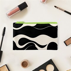 A Minimalist Pattern With Simple Lines And Shapes, Creating A Clean And Modern Aesthetic 06 Cosmetic Bag (XS) from ArtsNow.com Front