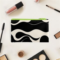 A Minimalist Pattern With Simple Lines And Shapes, Creating A Clean And Modern Aesthetic 06 Cosmetic Bag (XS) from ArtsNow.com Back