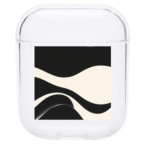 A Minimalist Pattern With Simple Lines And Shapes, Creating A Clean And Modern Aesthetic 06 Hard PC AirPods 1/2 Case from ArtsNow.com Front