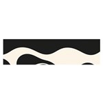 A Minimalist Pattern With Simple Lines And Shapes, Creating A Clean And Modern Aesthetic 06 Oblong Satin Scarf (16  x 60 )