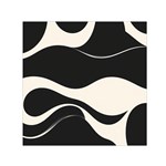 A Minimalist Pattern With Simple Lines And Shapes, Creating A Clean And Modern Aesthetic 06 Square Satin Scarf (30  x 30 )