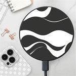 A Minimalist Pattern With Simple Lines And Shapes, Creating A Clean And Modern Aesthetic 06 Wireless Fast Charger(Black)