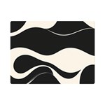 A Minimalist Pattern With Simple Lines And Shapes, Creating A Clean And Modern Aesthetic 06 Premium Plush Fleece Blanket (Mini)