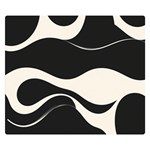 A Minimalist Pattern With Simple Lines And Shapes, Creating A Clean And Modern Aesthetic 06 Premium Plush Fleece Blanket (Small)