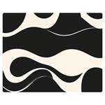 A Minimalist Pattern With Simple Lines And Shapes, Creating A Clean And Modern Aesthetic 06 Premium Plush Fleece Blanket (Medium)