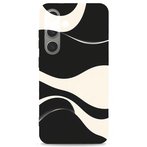 A Minimalist Pattern With Simple Lines And Shapes, Creating A Clean And Modern Aesthetic 06 Samsung Galaxy S24 6.2 Inch Black TPU UV Case from ArtsNow.com Front