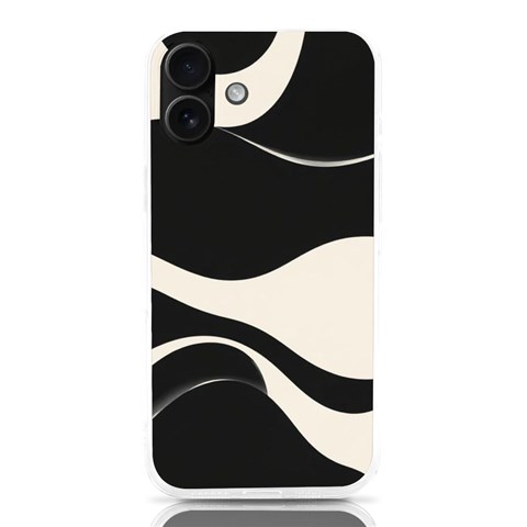 A Minimalist Pattern With Simple Lines And Shapes, Creating A Clean And Modern Aesthetic 06 iPhone 16 Plus TPU UV Print Case from ArtsNow.com Front