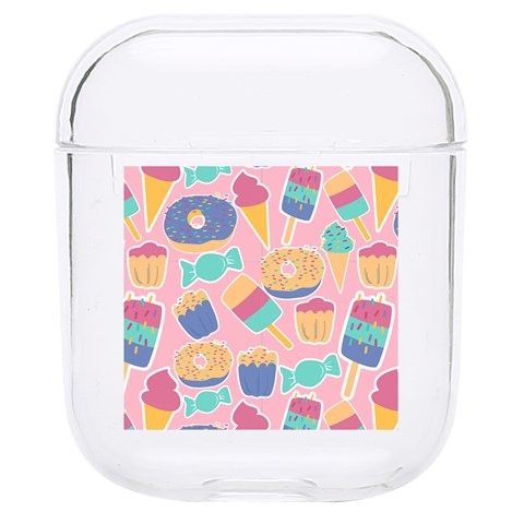 Ice Cream Donut Sweets Candie Hard PC AirPods 1/2 Case from ArtsNow.com Front