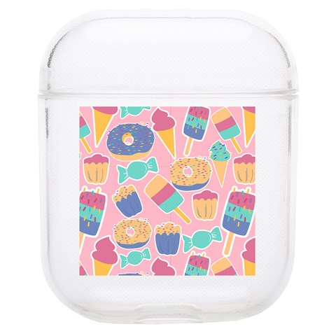 Ice Cream Donut Sweets Candie Soft TPU AirPods 1/2 Case from ArtsNow.com Front