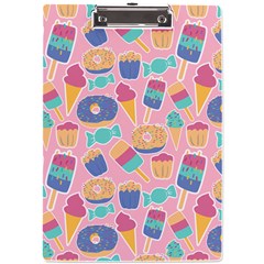 Ice Cream Donut Sweets Candie A4 Acrylic Clipboard from ArtsNow.com Front