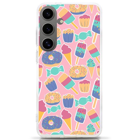 Ice Cream Donut Sweets Candie Samsung Galaxy S24 Ultra 6.9 Inch TPU UV Case from ArtsNow.com Front