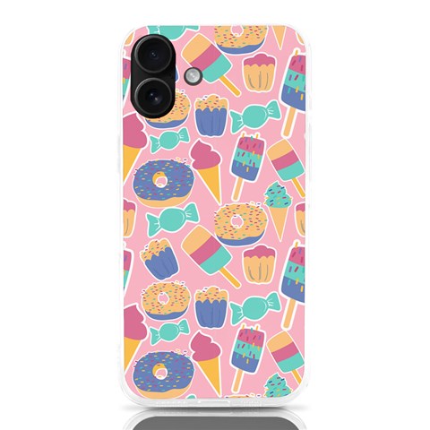 Ice Cream Donut Sweets Candie iPhone 16 Plus TPU UV Print Case from ArtsNow.com Front