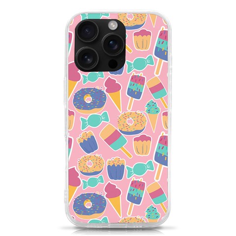 Ice Cream Donut Sweets Candie iPhone 16 Pro TPU UV Print Case from ArtsNow.com Front