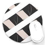 A Minimalist Pattern With Simple Lines And Shapes, Creating A Clean And Modern Aesthetic 07 Round Mousepad