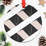 A Minimalist Pattern With Simple Lines And Shapes, Creating A Clean And Modern Aesthetic 07 Ornament (Round)