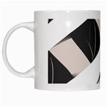 A Minimalist Pattern With Simple Lines And Shapes, Creating A Clean And Modern Aesthetic 07 White Mug