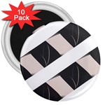 A Minimalist Pattern With Simple Lines And Shapes, Creating A Clean And Modern Aesthetic 07 3  Magnets (10 pack) 