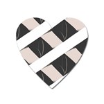 A Minimalist Pattern With Simple Lines And Shapes, Creating A Clean And Modern Aesthetic 07 Heart Magnet